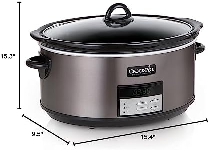 Crock-Pot 8 Quart Programmable Slow Cooker with Auto Warm 3H1D