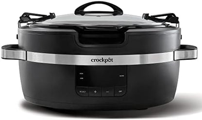 Crock-Pot Thermoshield 6 Quart Slow Cooker with Carry Handles 3UM9