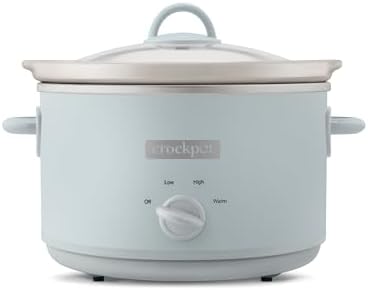 Crock-Pot 4.5 Quart Manual Slow Cooker – Macaroon Blue 1OFO