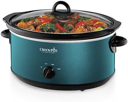 Crock-Pot 7 Quart Manual Slow Cooker – Turquoise R8ZK