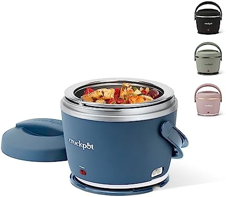 Crock-Pot Electric Lunch Box Food Warmer 20oz – Faded Blue JDBO