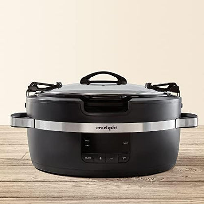 Crock-Pot Thermoshield 6 Quart Slow Cooker with Carry Handles 3UM9