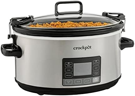 Crock-Pot 7 Quart Portable Programmable Slow Cooker with Timer L5VY