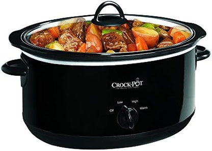 Crock-Pot 8 Quart Manual Slow Cooker – Black CGGI