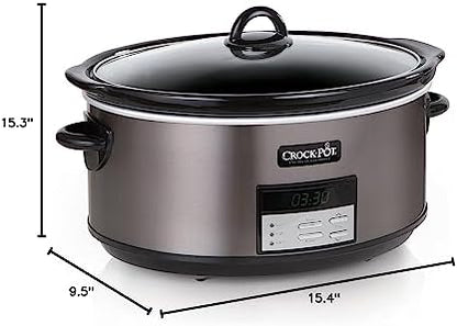Crock-Pot 8 Quart Programmable Slow Cooker with Auto Warm 3H1D