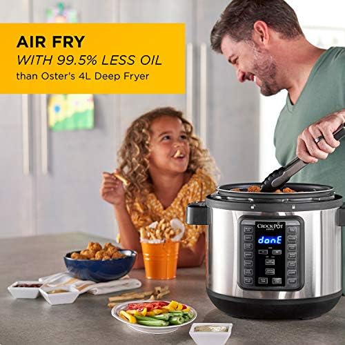 Crock-Pot Express Crisp 8 Quart 10-in-1 Pressure Cooker HDTU