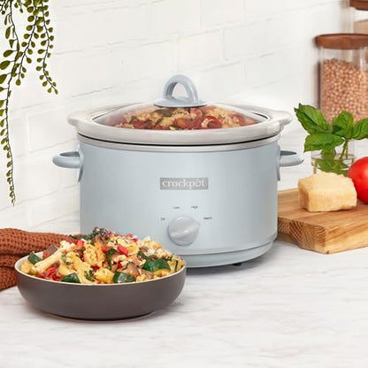 Crock-Pot 4.5 Quart Manual Slow Cooker – Macaroon Blue 1OFO