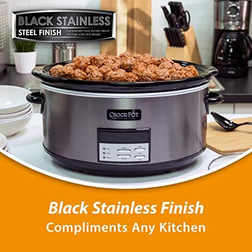 Crock-Pot 8 Quart Programmable Slow Cooker with Auto Warm 3H1D