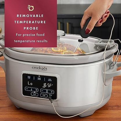 Crock-Pot 7 Quart Programmable Cook & Carry Slow Cooker SVI6