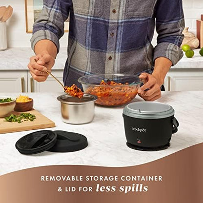 Crock-Pot Electric Lunch Box Food Warmer 20oz – Black 5DTF