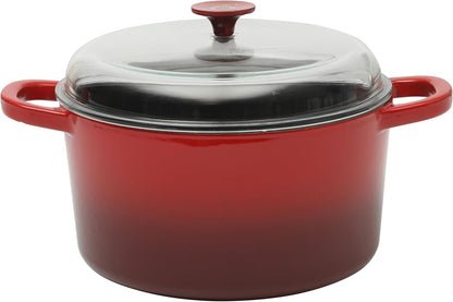 Crock-Pot 3 Quart Enameled Cast Iron Dutch Oven – Aqua 9NT4