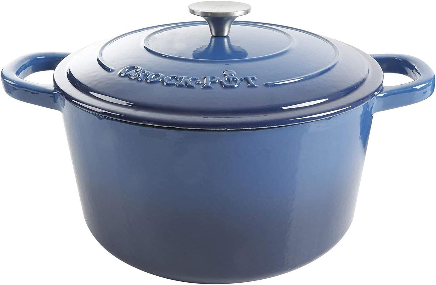 Crock-Pot 3 Quart Enameled Cast Iron Dutch Oven – Aqua 9NT4