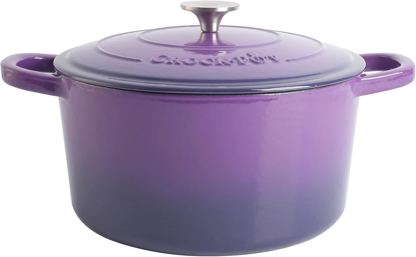 Crock-Pot 3 Quart Enameled Cast Iron Dutch Oven – Aqua 9NT4