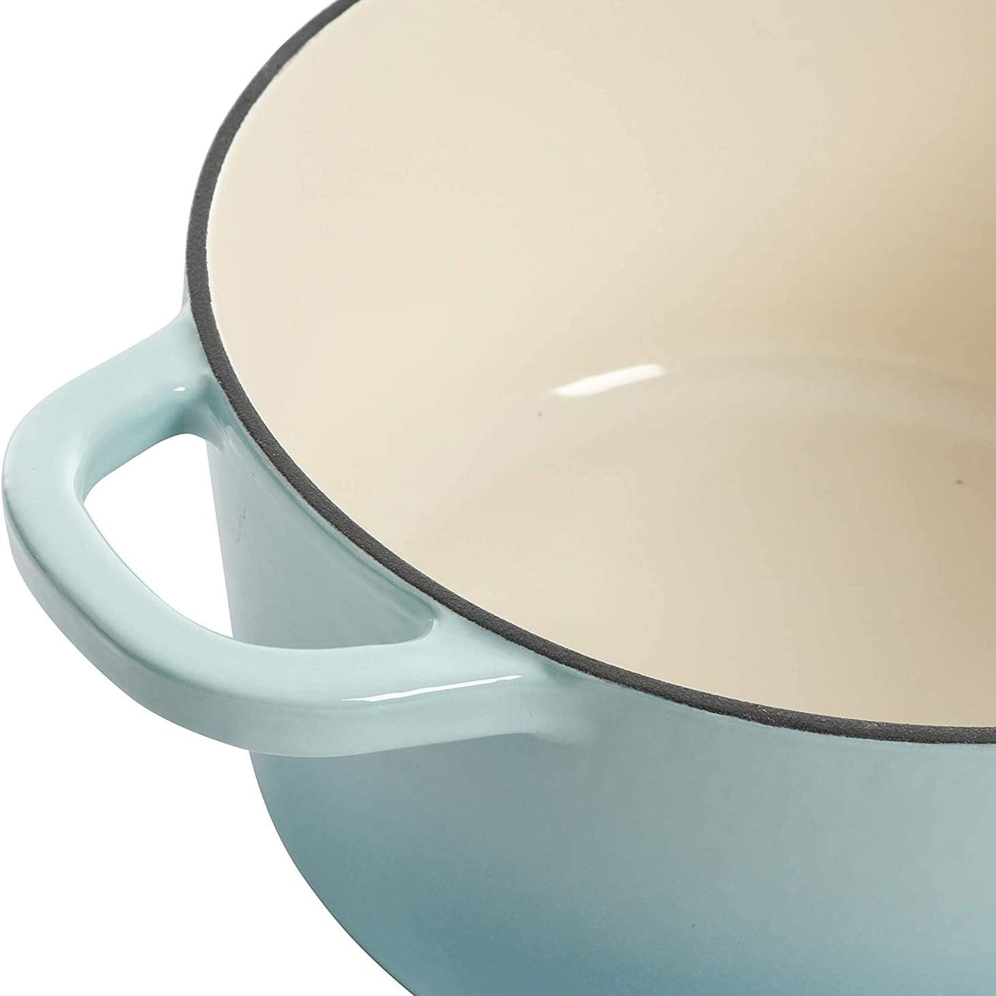 Crock-Pot 3 Quart Enameled Cast Iron Dutch Oven – Aqua 9NT4