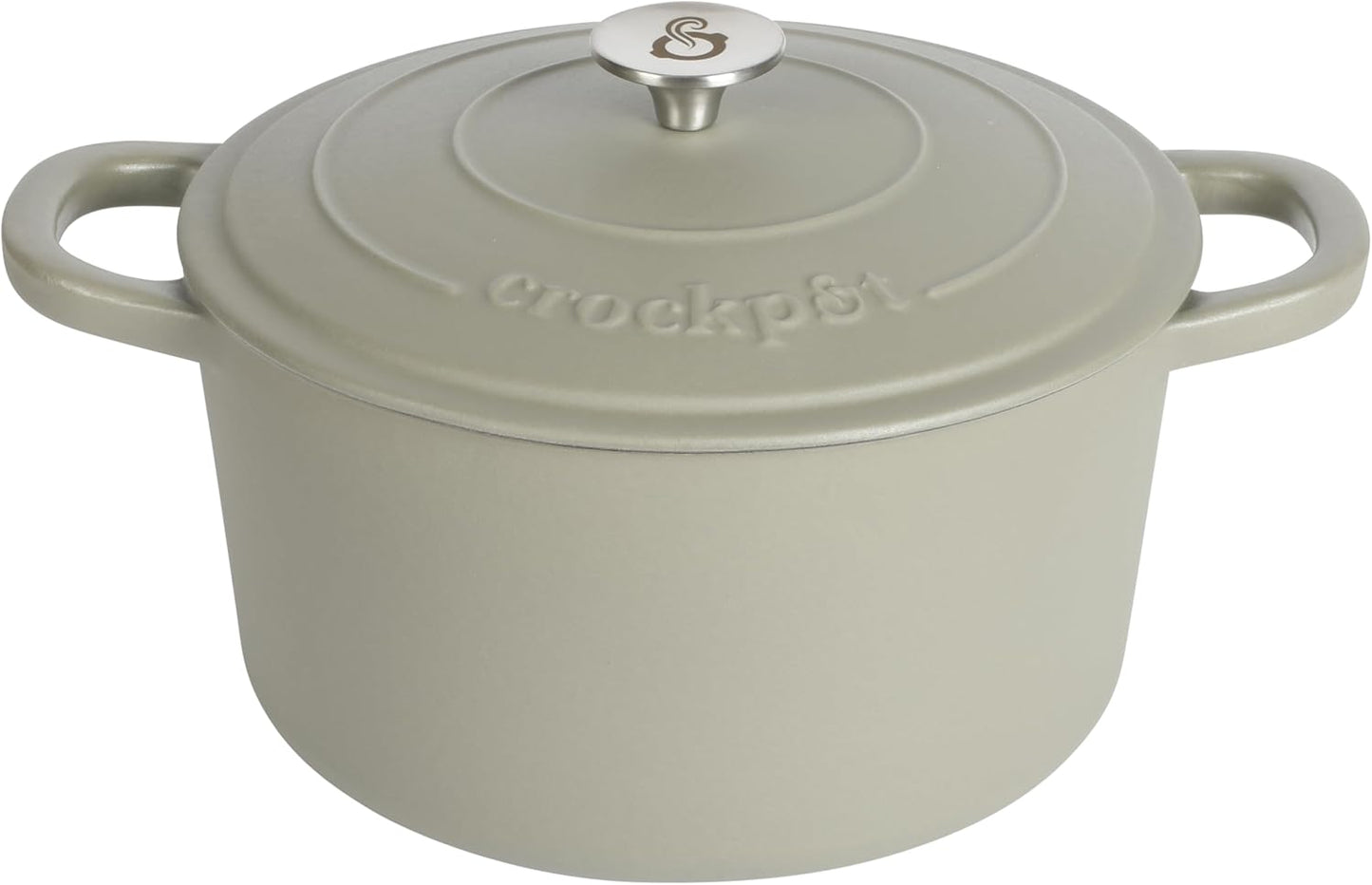 Crock-Pot 3 Quart Enameled Cast Iron Dutch Oven – Aqua 9NT4