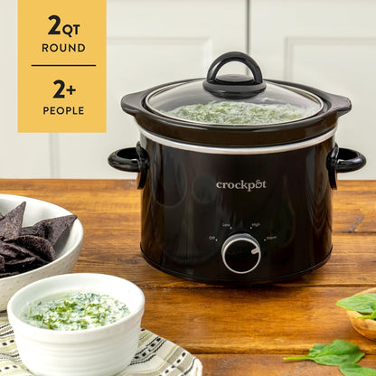 Crock-Pot 2 Quart Mini Slow Cooker – Classic Compact Cooker HWID